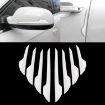 Car Door Side Guard Anti Crash Strip - 8 PCS White - 1