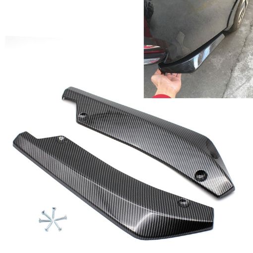 Carbon Texture Car Rear Spoiler Protector Guard Sticker - 1