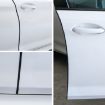 5m U-shaped Non-stick Car Rubber Seal Bumper - White - 5