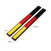 Car Rearview Mirror Door Side Decoration Rubber Strips (France White) - 3