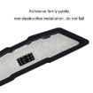 Automobile Static Eliminator Anti-Collision Strip - Black - 3