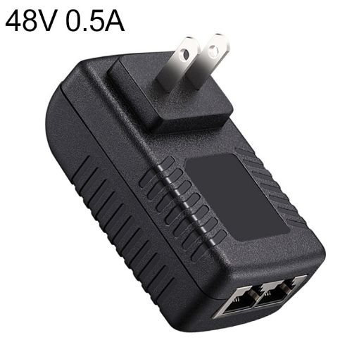 48V 0.5A Router AP Wireless POE/LAD Power Adapter (US Plug) - 1