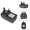 24V 1A Router AP Wireless POE/LAD Power Adapter (UK Plug) - 2