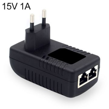 15V 1A Router AP Wireless POE/LAD Power Adapter (EU Plug) - 1