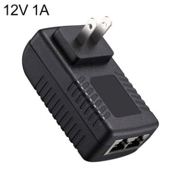 12V 1A Router AP Wireless POE/LAD Power Adapter (US Plug) - 1