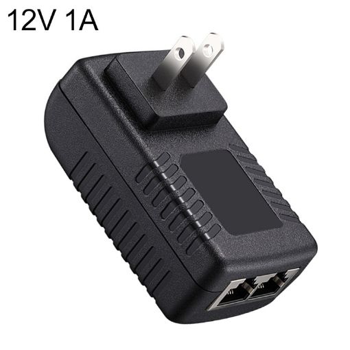 12V 1A Router AP Wireless POE/LAD Power Adapter (US Plug) - 1