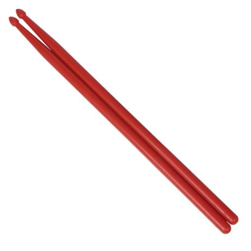 2 PCS Nylon Drumsticks, Red - Drum Kits Accessories - 1