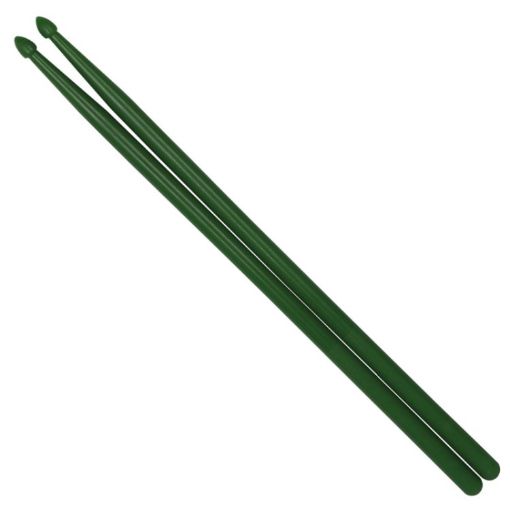 2 PCS Nylon Drumsticks, Dark Green - Drum Kits Accessories - 1