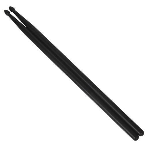 2 PCS Nylon Drumsticks, Black - Drum Kits Accessories - 1