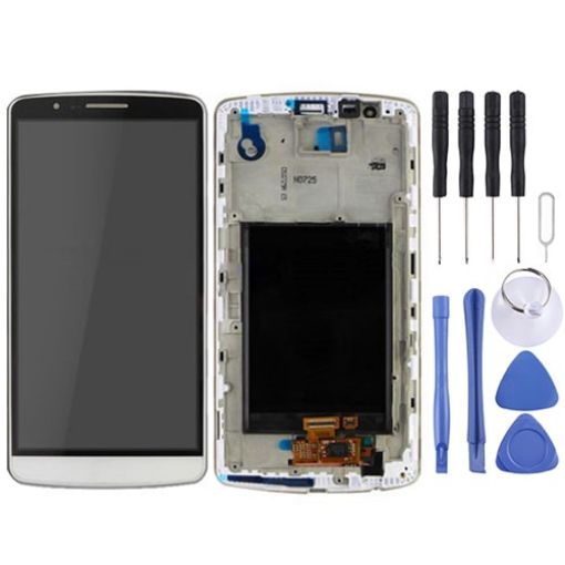 White LCD Display + Touch Panel for LG G3/D850/D851/D855/VS985 - 1