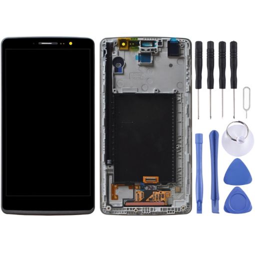 LCD Touch Panel Frame LG G Stylo LS770 Black - 1