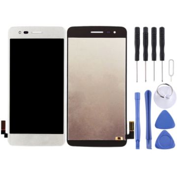 LG K8 2017 US215 M210 M200N TFT LCD Screen with Digitizer - Silver - 1