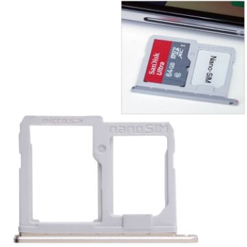 Gold SIM Card Tray + Micro SD Tray for LG Q6/M700/G6 Mini - 1