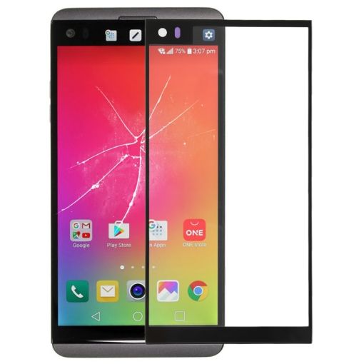 Front Screen Outer Glass Lens for LG V20 VS995 VS996 LS997 H910 - Black - 1