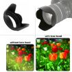 77mm Lens Hood for Cameras - Screw Mount - Black - 5