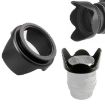 58mm Lens Hood for Cameras - Screw Mount, Black - 2