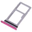 LG G7 ThinQ G710 SIM Card Tray + Micro SD Card Tray (Purplish Red) - 3