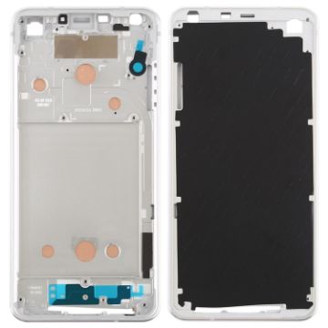 Front Housing LCD Frame Bezel Plate for LG G6 Silver - 1