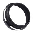 49mm Metal Vented Lens Hood for Fujifilm X100 - Black - 2