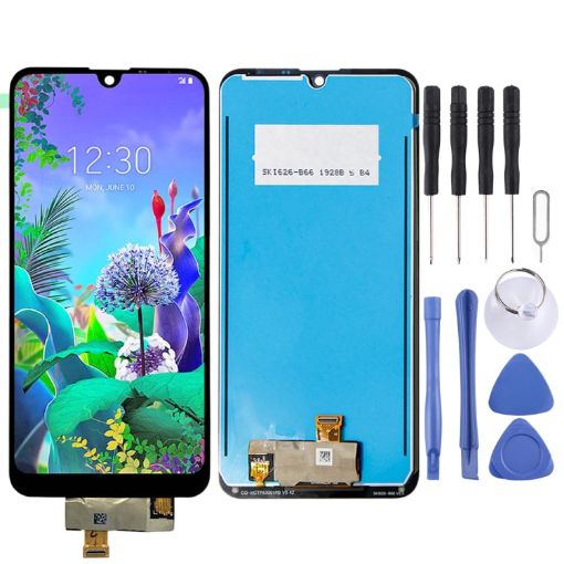 LCD Screen and Digitizer Assembly for LG Q60 (2019) - Black - 1