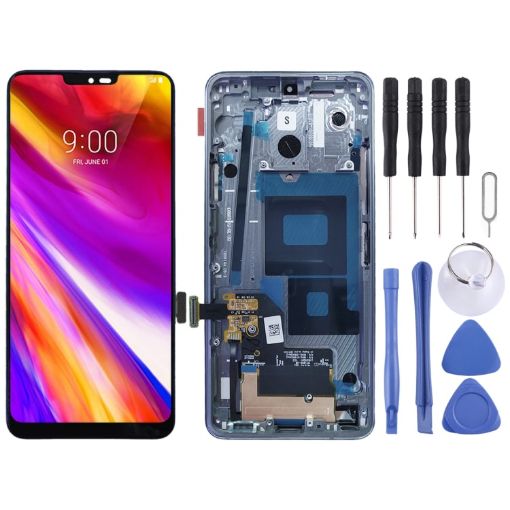 LCD Screen for LG G7 ThinQ Full Assembly with Frame - 1