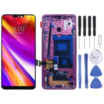 LCD Screen for LG G7 ThinQ/G710 Full Assembly with Frame - 1