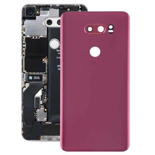 Red Battery Back Cover with Camera Lens for LG V30 - Shop Now! - 1