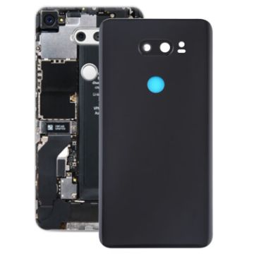Battery Back Cover with Camera Lens for LG V30 - Black - 1
