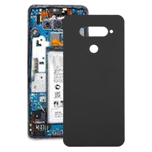Battery Back Cover for LG Q70 - 3 Cameras (Black) - 1