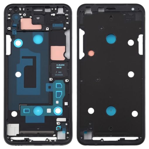 Black Front Housing LCD Frame Bezel Plate for LG Q7 - Buy Now! - 1