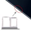 LG V40 ThinQ SIM Card Tray + Micro SD Card Tray - Silver - 1