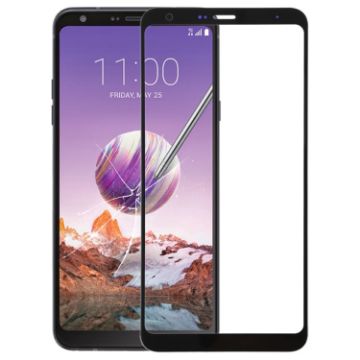 Black Front Screen Outer Glass Lens for LG Stylo 4 - Q710 - 1