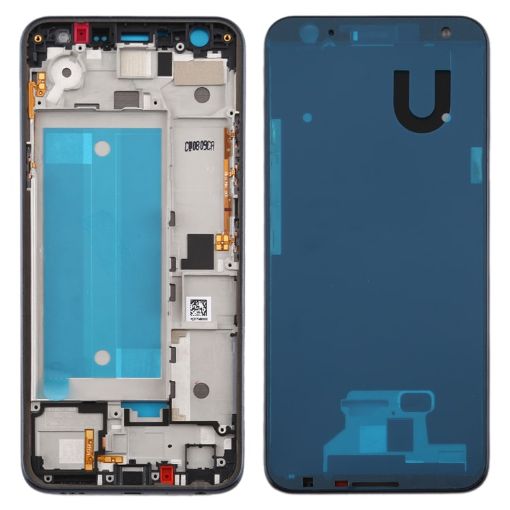 LG K40/K12+ Front Housing LCD Frame Bezel Plate - Black - 1