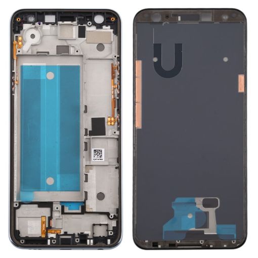 LG K40/K12+ Front Housing LCD Frame Bezel Plate - Silver - 1