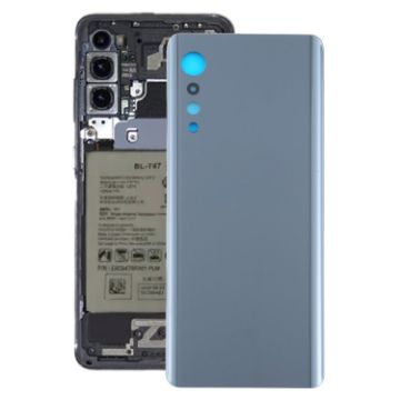 Battery Back Cover for LG Velvet LMG910EMW LM-G910EMW/Velvet 5G - Black - 1