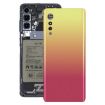 Battery Back Cover for LG Velvet LMG910EMW - Illusion Sunset - 1