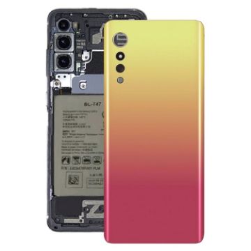 Battery Back Cover for LG Velvet LMG910EMW - Illusion Sunset - 1