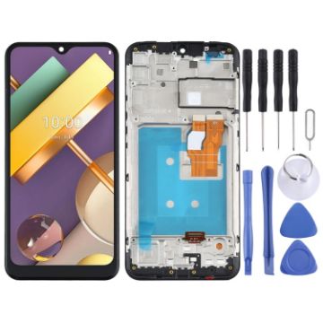 TFT LCD Screen for LG K22 LMK200 - Full Assembly (Black) - 1