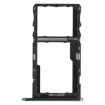 SIM Card Tray + Micro SD Tray for LG K92 5G - Black - 1