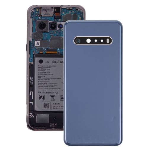 LG V60 ThinQ 5G LM-V600 Blue Back Battery Cover - 1