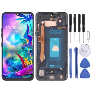 LCD Screen for LG G8X ThinQ Digitizer Assembly with Frame - 1