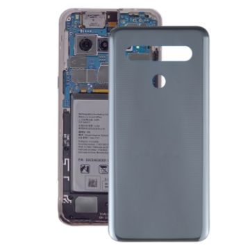 Black Back Battery Cover for LG K61 LM-Q630EAW - 1