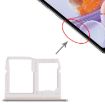 Nano SIM Card Tray + Micro SD Card Tray for LG Stylo 6/K71 Silver - 4