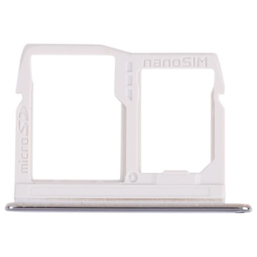 Nano SIM Card Tray + Micro SD Card Tray for LG Stylo 6/K71 Grey - 1