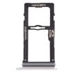 Nano SIM Card Tray + Micro SD Card Tray for LG G8S ThinQ - Silver - 1
