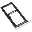 Nano SIM Card Tray + Micro SD Card Tray for LG G8S ThinQ - Silver - 3