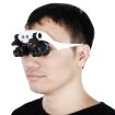 Wearing Glasses Illuminated Magnifier Loupe With LED Light - 8