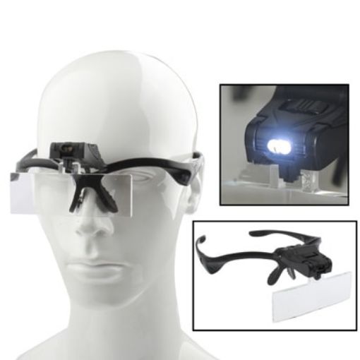 Multi-functional Magnifier Glasses with LED Lights - 1
