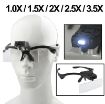 Multi-functional Magnifier Glasses with LED Lights - 2