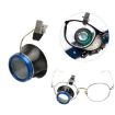 Clip On Eyeglass Magnifier Watch Repair Tool Loupes Magnifying Lens - 2